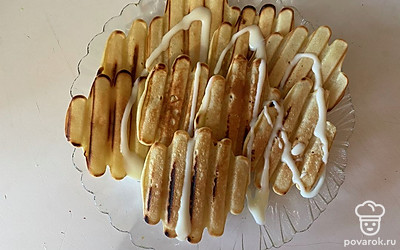 Подавайте к столу со сгущенным молоком и наслаждайтесь этим вкусом!