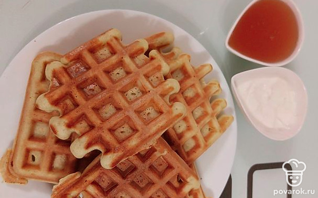 Идеальные воздушные венские вафли — Рецепт с фото