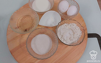 Подготовьте все ингредиенты.