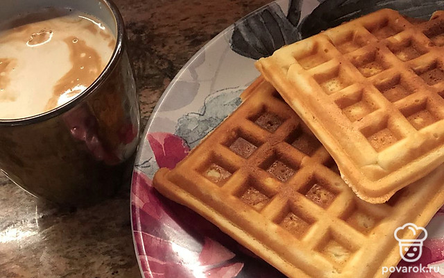 Утренние сладкие вафли — Рецепт с фото