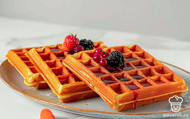 Творожные вафли в вафельнице — Рецепт с фото