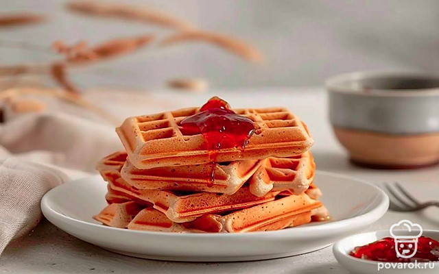 Полезные банановые вафли — Рецепт с фото