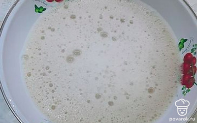 Все хорошо взбейте. 