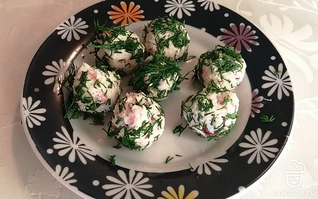 Закуска «Пикантные шарики» — Рецепт с фото