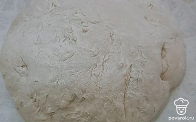 Выместь тесто.