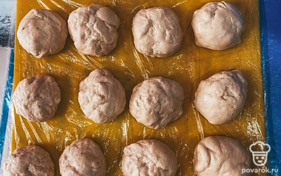 Сформируйте кружочки.