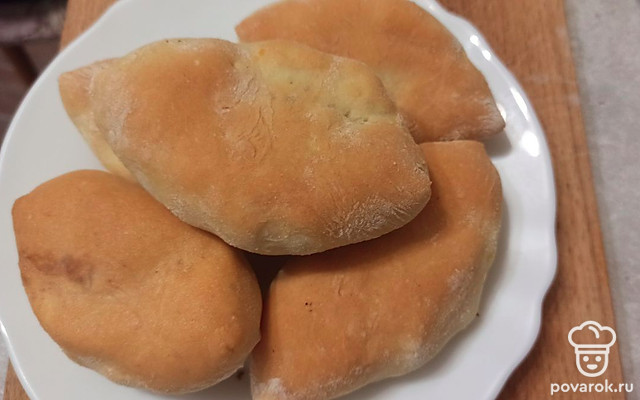 Пирожки с картошкой из теста для пиццы — Рецепт с фото