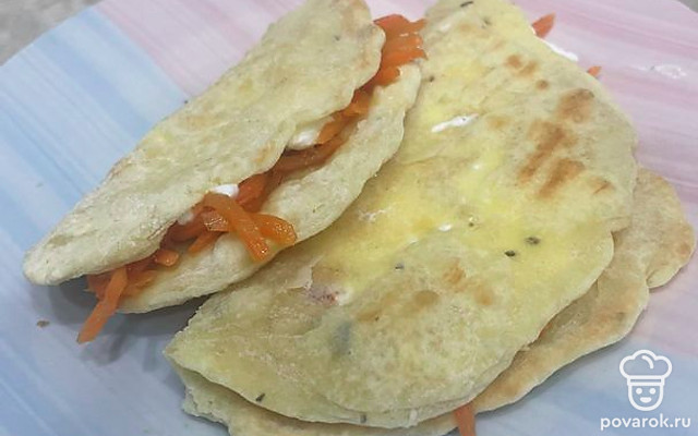 Закуска «Домашняя пита по-корейски» — Рецепт с фото