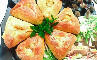 Сытный эчпочмак с курицей и картошкой — Рецепт с фото