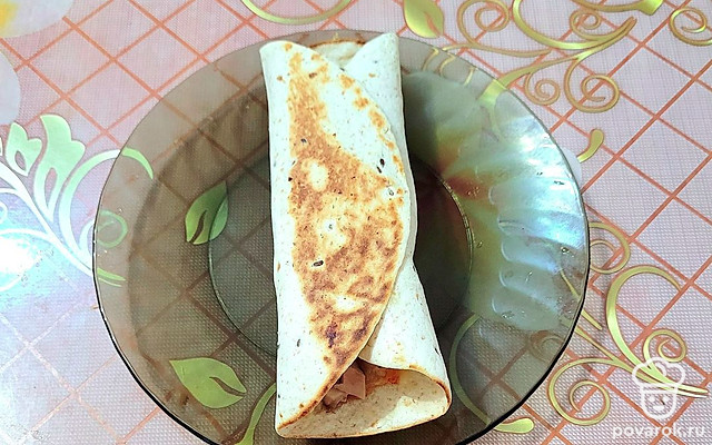 Пикантное буррито по-домашнему — Рецепт с фото