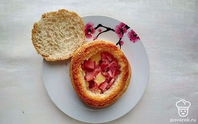 Булочки, фаршированные ветчиной — Рецепт с фото