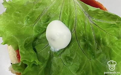 Смажьте его майонезом.