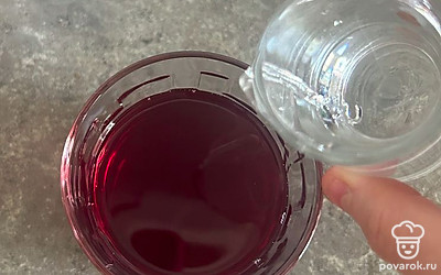 В вишневый сок добавить рюмку водки.