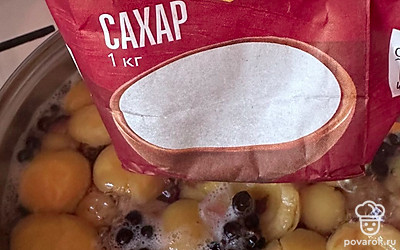 Добавьте сахар.