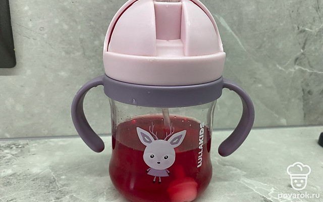 Компот для малыша из вишни и яблок — Рецепт с фото