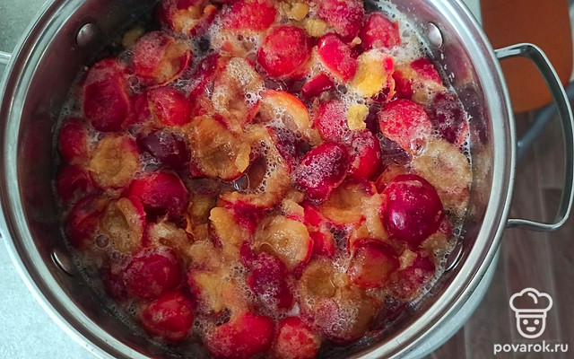 Сливовый компот без косточек — Рецепт с фото