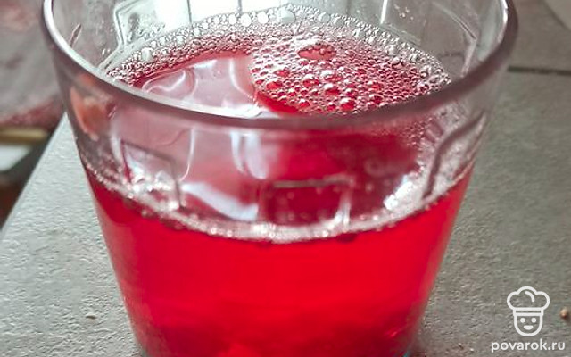 Малиновый компот с сахаром — Рецепт с фото