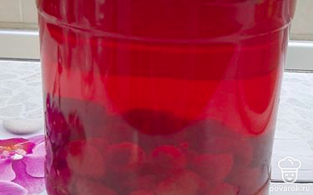 Малиновый компот «Лето в кружке» — Рецепт с фото