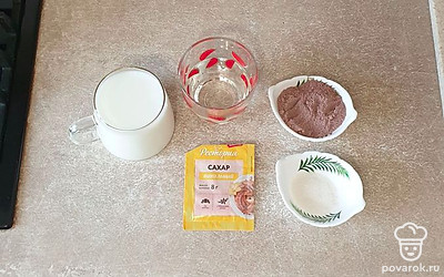 Подготовьте все ингредиенты.