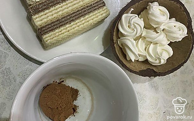 Добавляем в кружку какао.