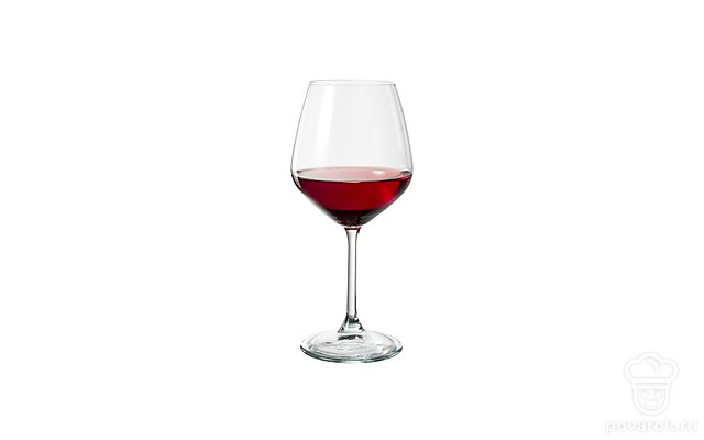 Красное полусухое вино &mdash; Рецепты с ингредиентом