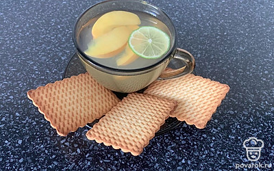 Подавайте с печеньем.