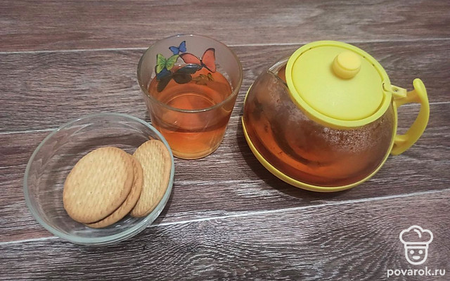 Чайный напиток «Спокойная ночь» — Рецепт с фото