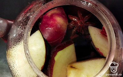 Залейте кипятком.