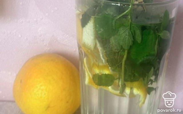 Чай с цитрусами, мятой и кокосовым сахаром — Рецепт с фото