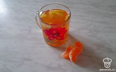 Мандариново-лимонный чай готов! Приятного чаепития!
