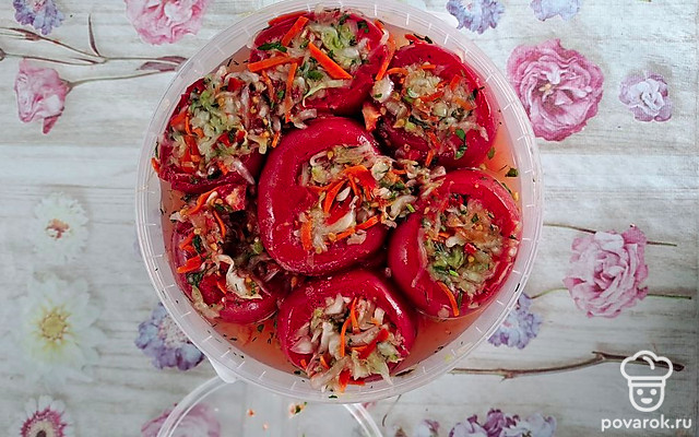 Фаршированные помидоры «По-кавказски» — Рецепт с фото