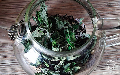 Добавьте мяту.