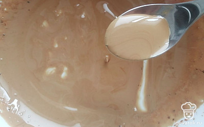 Должна получиться однородная пышная масса. 