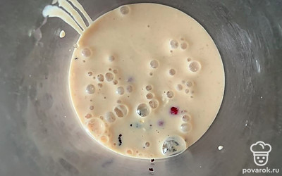 Залить все ряженкой.