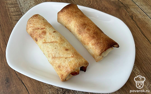 Тортилья с сосисками — Рецепт с фото