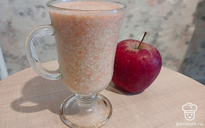 Подайте со сладким яблоком. 