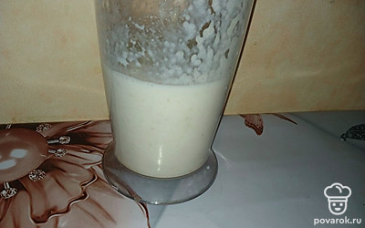 Взбить блендером до однородной консистенции.