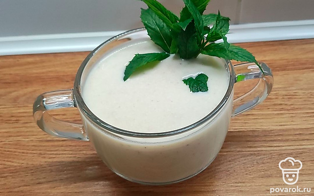 Молочный смузи с овсянкой и бананом — Рецепт с фото