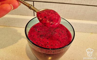 Подавать как отдельный напиток лучше в качестве перекуса! Очень питательный!