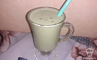 Подавать с трубочкой.