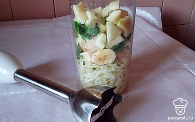 Смешайте все компоненты, добавьте воду