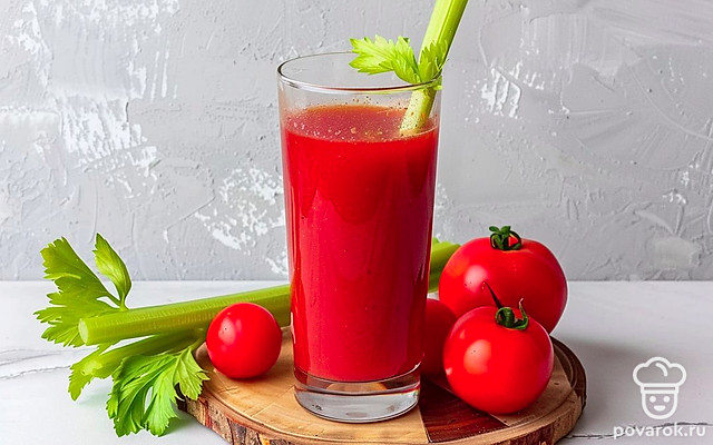Нежный смузи из томатов с болгарским перцем — Рецепт с фото