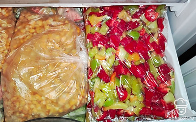 Отправьте перец в морозилку.