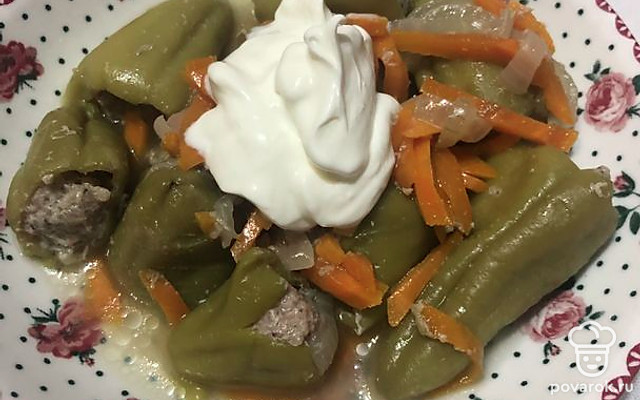 Фаршированные мини-перцы — Рецепт с фото