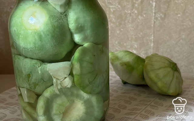 Маринованные патиссоны — Рецепт с фото
