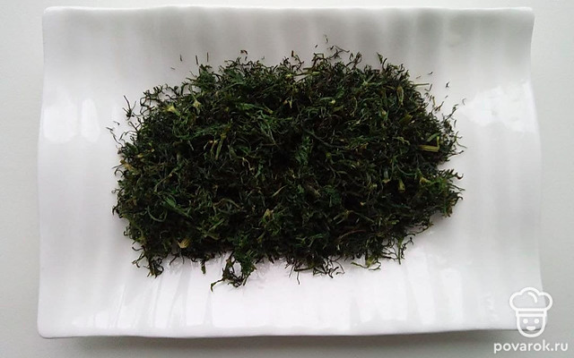 Домашняя сушка укропа в микроволновой печи — Рецепт с фото