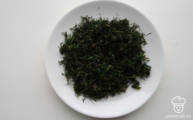 Домашний сушеный укроп в духовке — Рецепт с фото