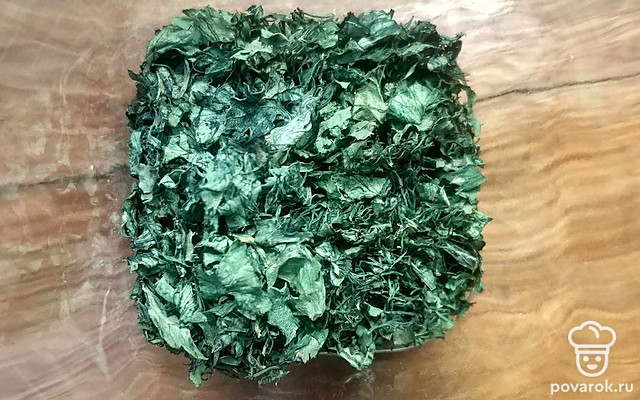 Сушеная зелень в духовке — Рецепт с фото