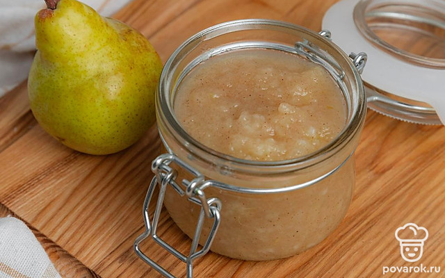 Пюре из груш без стерилизации на зиму — Рецепт с фото