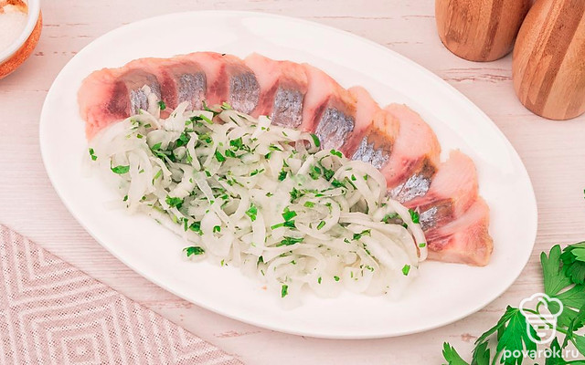 Маринованный лук для селедки — Рецепт с фото